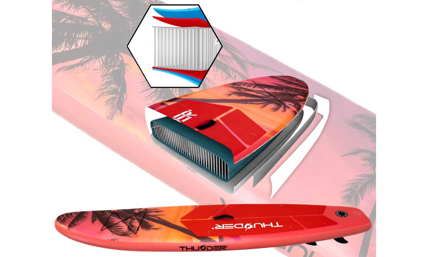 Сапборд Thunder SUP ISLE 320 6