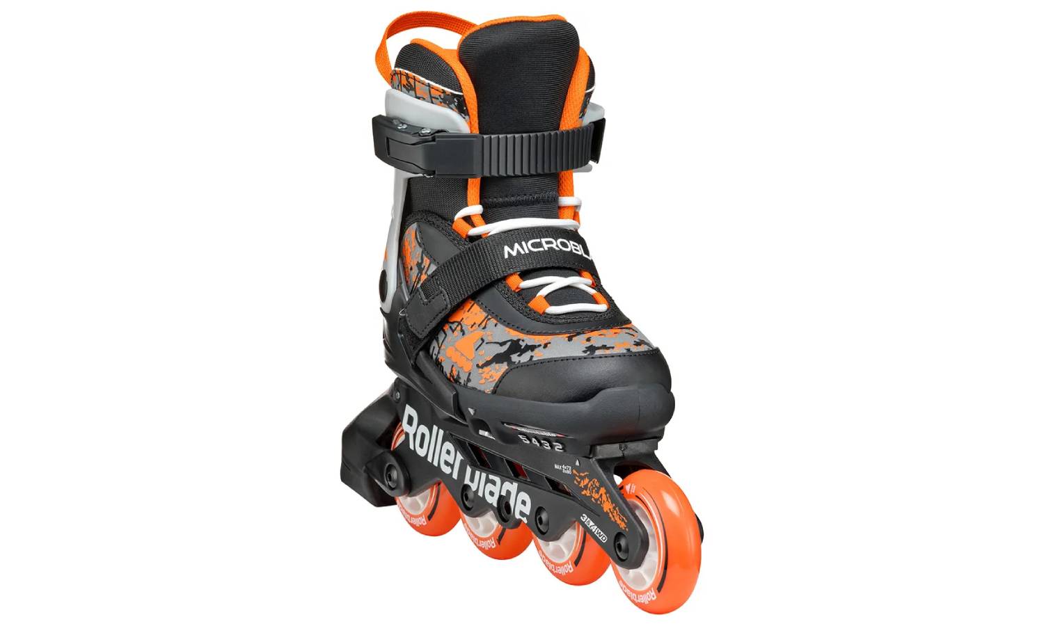 Фотография Ролики Rollerblade Microblade SL black-orange 33-36.5 5