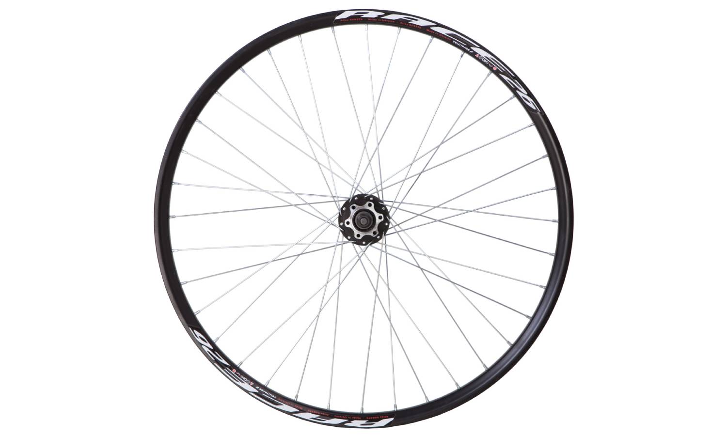 Колесо заднє 26" VLT 36H 282RBQ під каcету,disc 8-10шв. Wangzhen чорний 