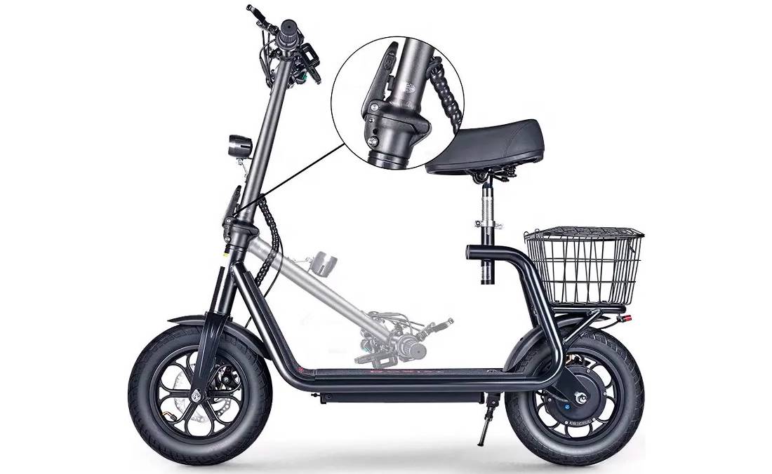 Электросамокат BOGIST M5 PRO (500 Вт; 13 Аh 48 В) черный 4