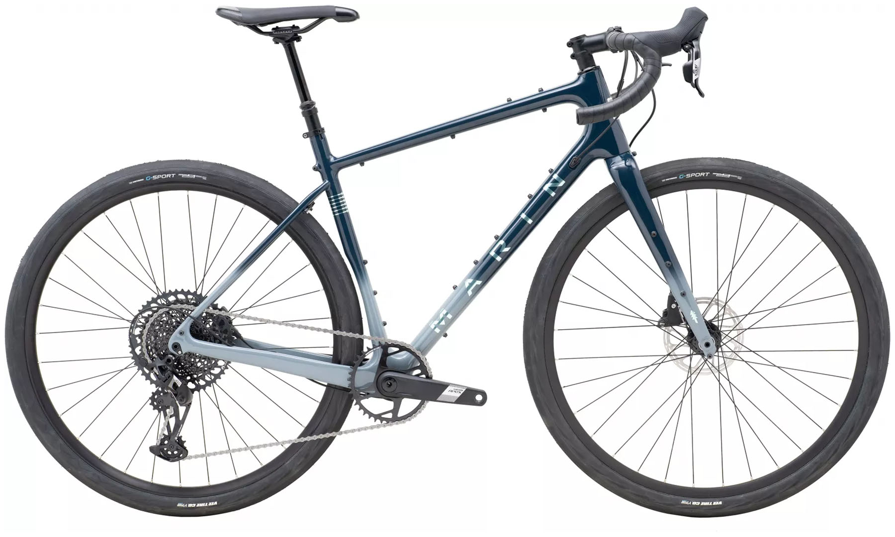 Фотографія Велосипед Marin Headlands 2 APEX 28" размер M рама 54см 2024 Gloss Dark Blue/Gray/Light Blue