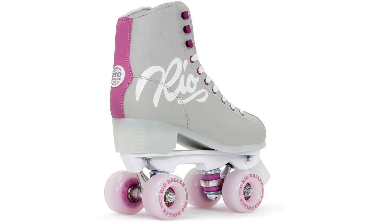 Ролики квады Rio Roller Script размер 39.5 grey-purple  4