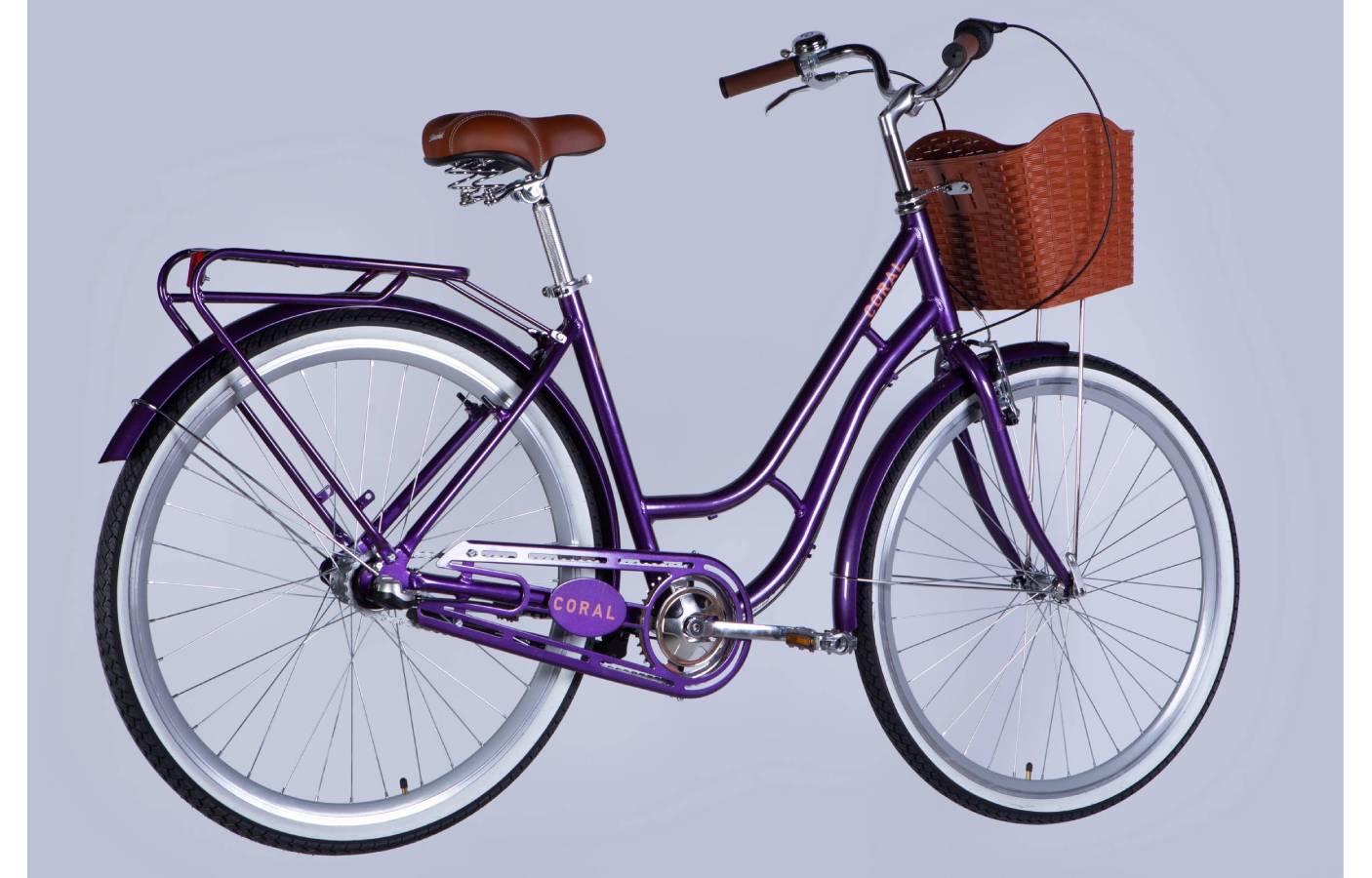 Фотографія Велосипед Dorozhnik CORAL Nexus 28" размер L рама 19" 2025 фиолетовый 6