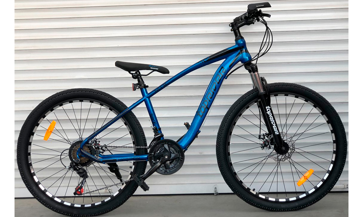Фотографія Велосипед гірський TopRider 27,5" Trime TR550 2020 blue 2
