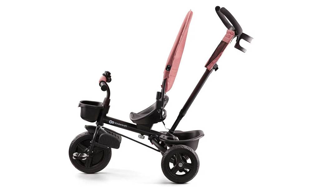 Триколісний велосипед Kinderkraft Aveo Rose Pink 9 Триколісний велосипед Kinderkraft Aveo Rose Pink 9
