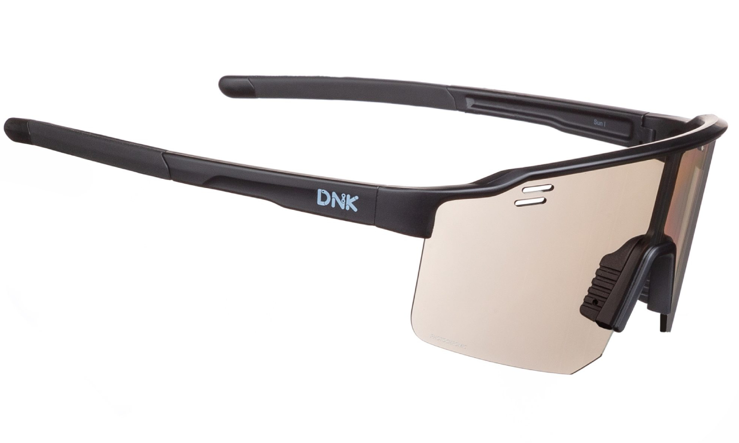 Очки DNK Sun I с линзой Photochromic MIRROR кат 0-3 (84-18%), оправа TR90 черная