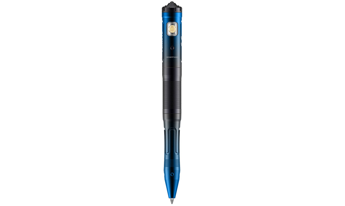 Фотография Fenix T6 тактическая ручка с фонариком синяя