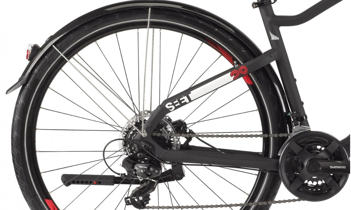 Велосипед Haibike SEET HardNine 2.5 Street 29" (2020) Чорно-червоний 2