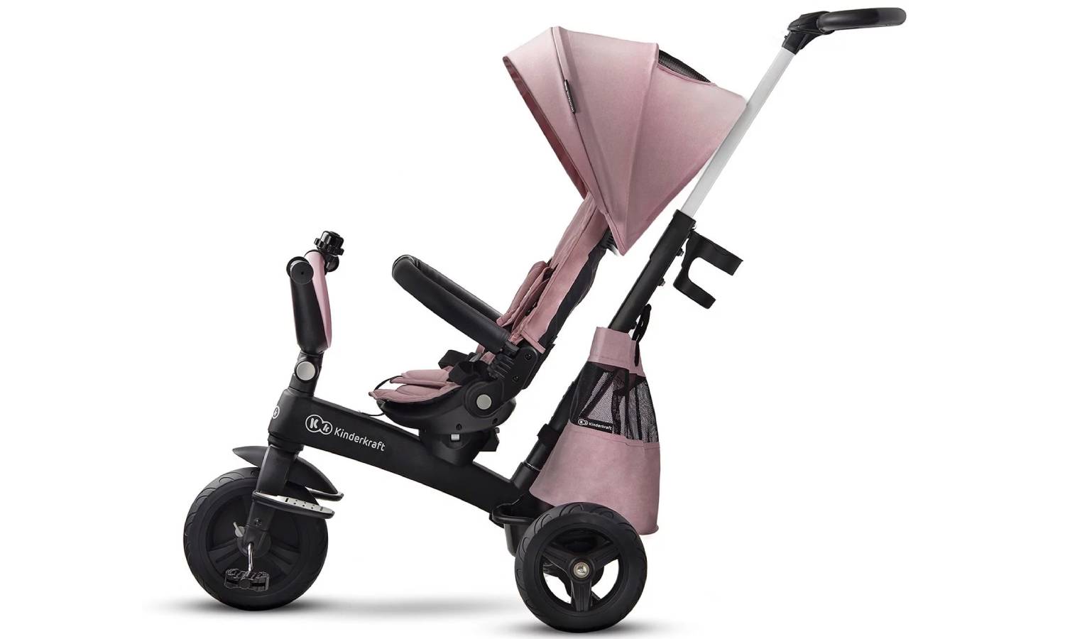 Триколісний велосипед Kinderkraft Easytwist Mauvelous Pink 5
