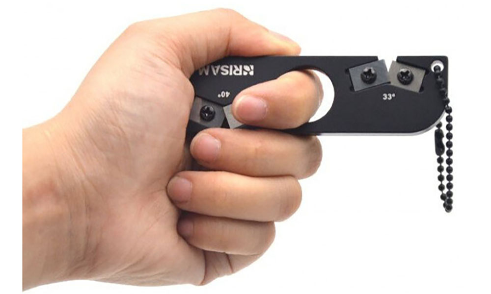 Точило-брелок Risam Dual Angle RO006 чорне 2