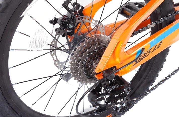 Велосипед Trinx SEALS 3.0 20" Orange-Black-Blue 6