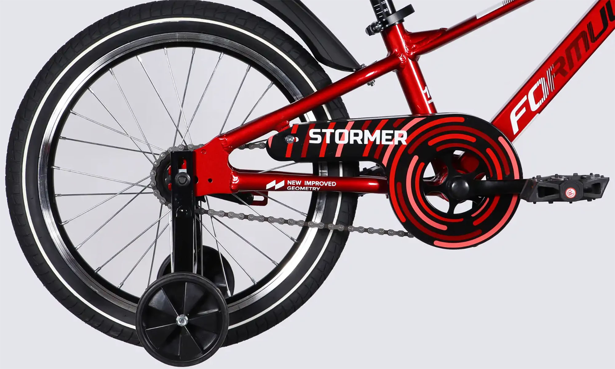 Велосипед Formula Kid STORMER BH 18", размер XXS, рама-9", год 2026, красный 3