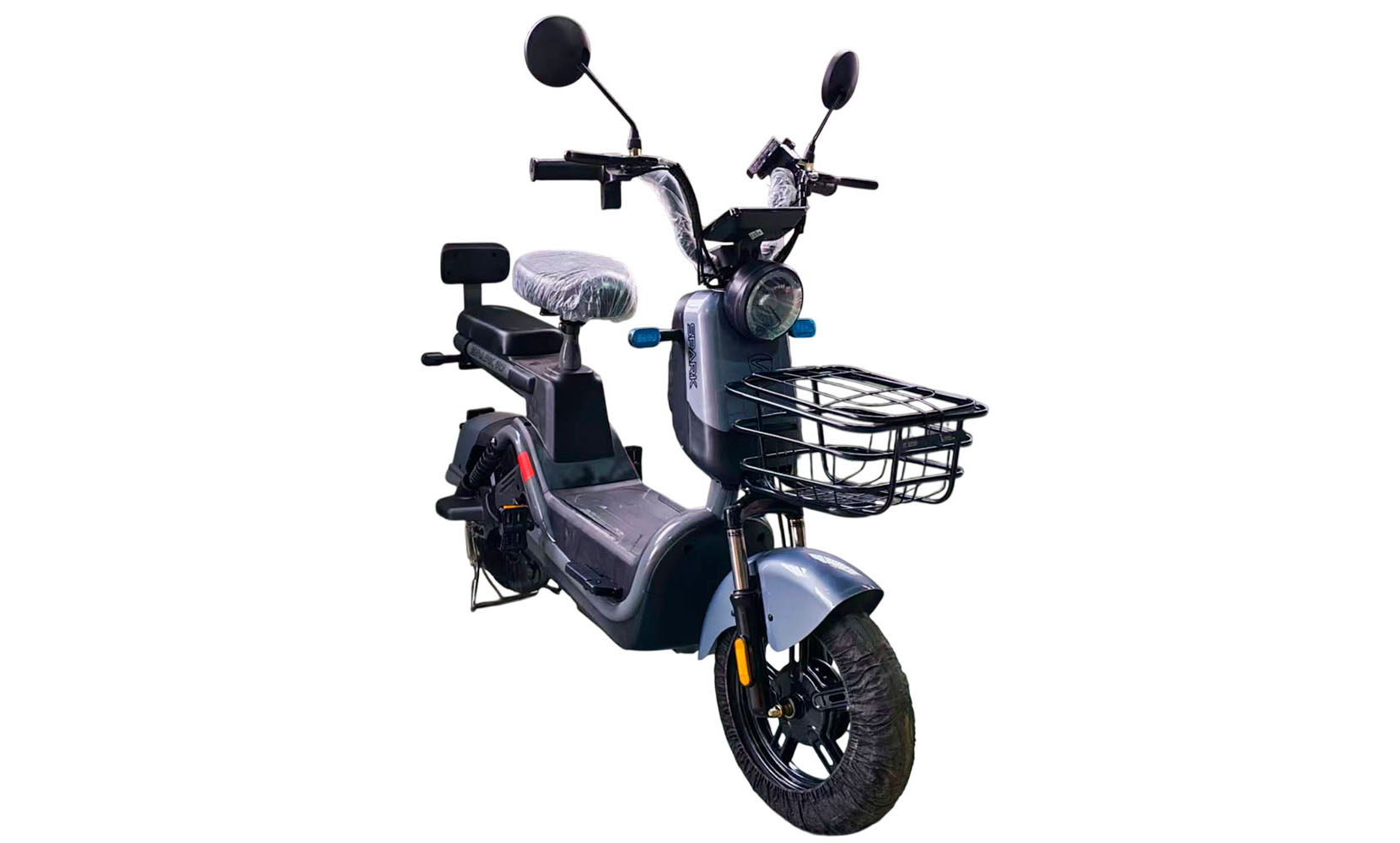 Велосипед с электромотором SPARK R7 10", размер One Size, рама 14", 60V/800W/25Ah, год 2026, серый 3 Велосипед с электромотором SPARK R7 10", размер One Size, рама 14", 60V/800W/25Ah, год 2026, серый 3