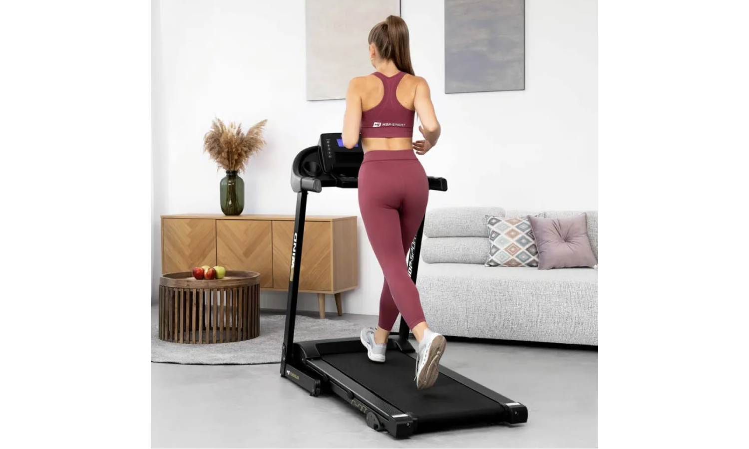 Бігова доріжка Hop-Sport HS-1000LB Wind сірий 11 Бігова доріжка Hop-Sport HS-1000LB Wind сірий 11