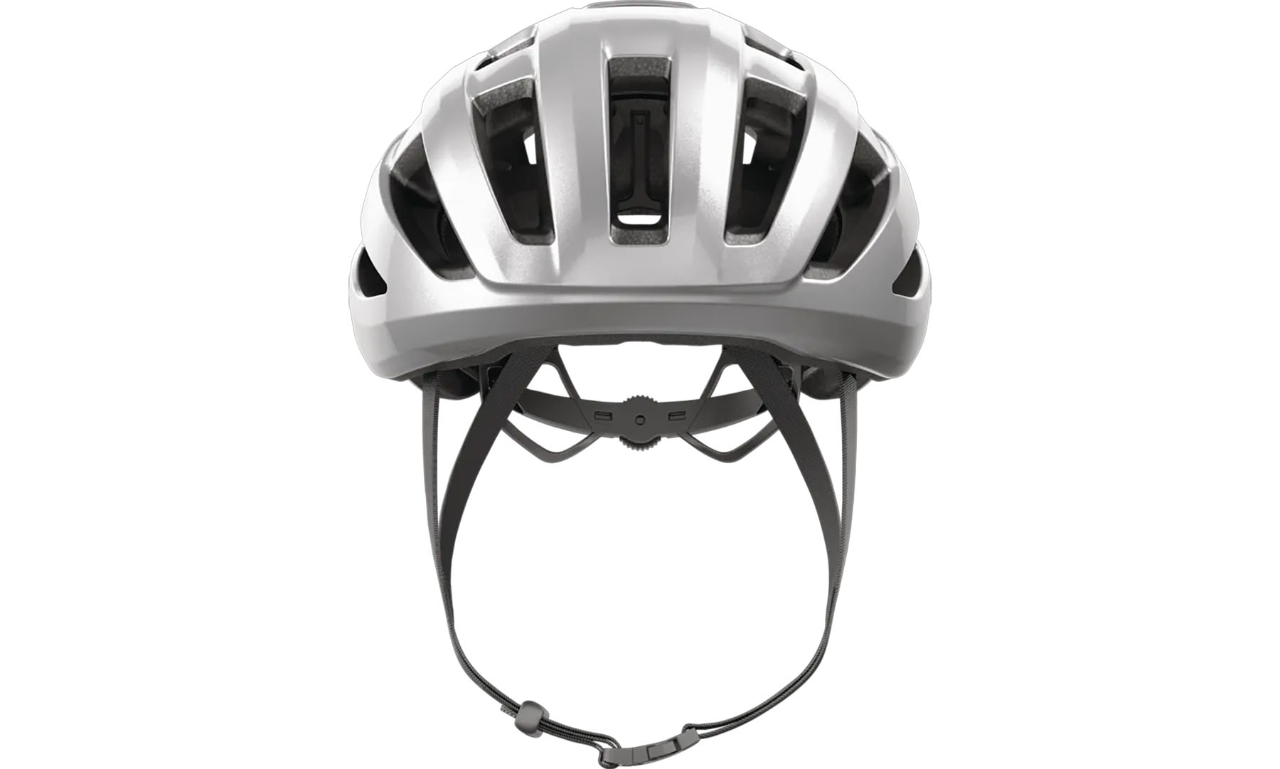 Велошлем спортивный ABUS POWERDOME gleam silver, размер M (54-58 см), серебристый 4 Велошлем спортивный ABUS POWERDOME gleam silver, размер M (54-58 см), серебристый 4