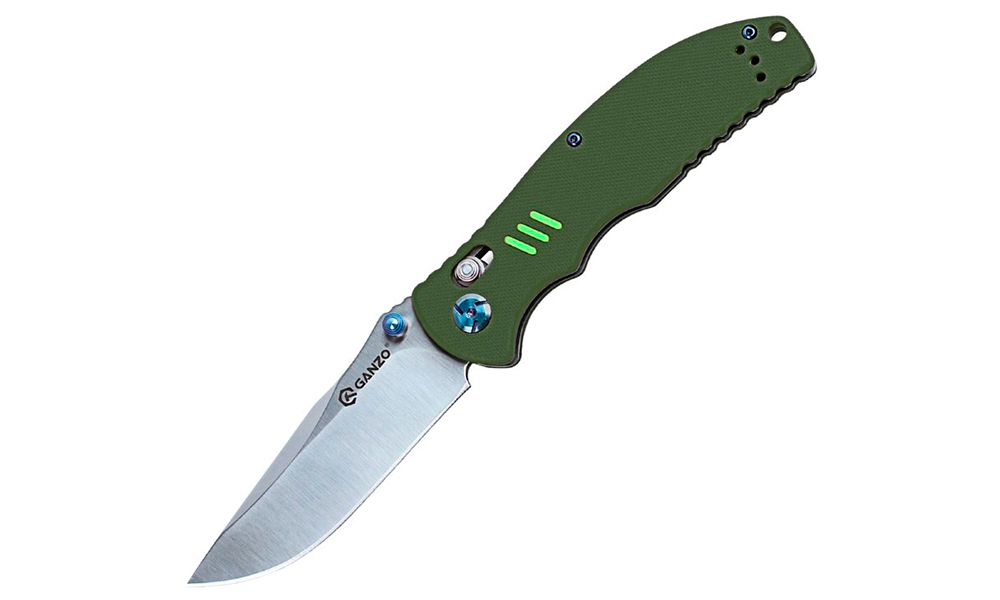 Фотография Складной нож Ganzo G7501 зеленый 