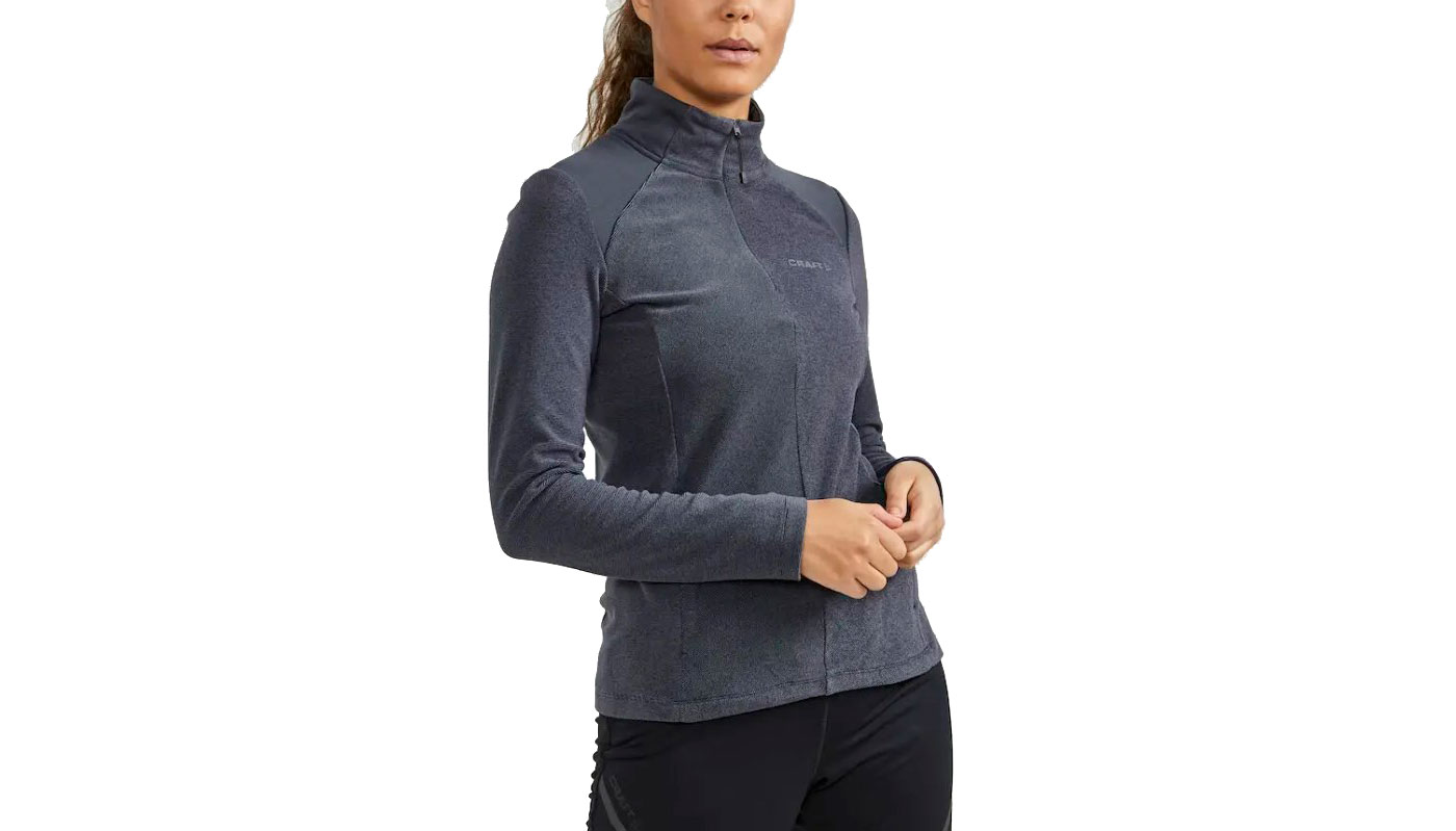 Кофта Craft CORE EDGE THERMAL MIDLAYER жіноча, розмір XL, сезон AW 22, сірий 6