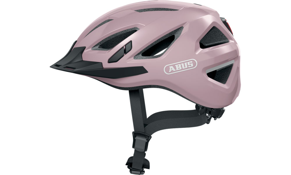 Фотография Велошлем ABUS URBAN-I 3.0 размер М (52-58 см), Серо-розовый