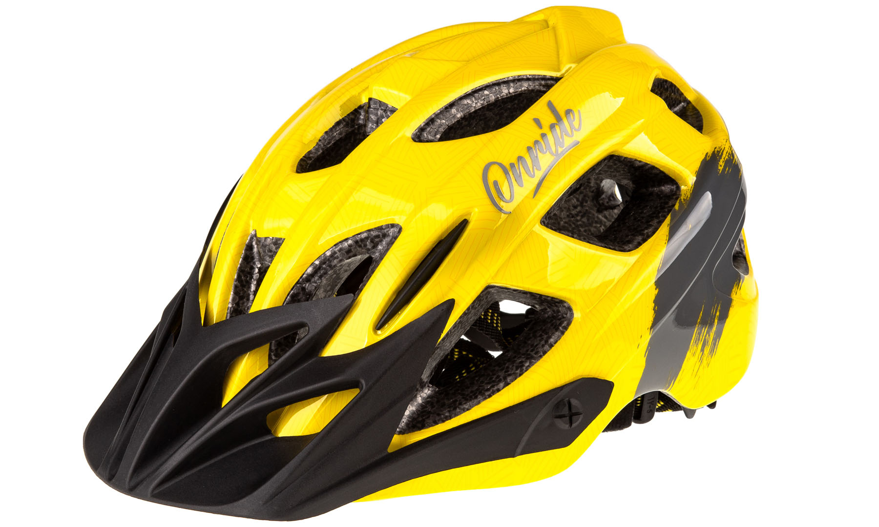Фотография Шлем ONRIDE Rider желтый/серый M (52-56 см)