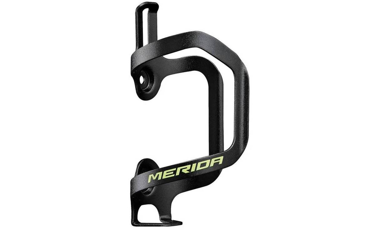 Флягодержатель MERIDA Pure Black, green Alloy 2 steel bolts SIDELOAD Флягодержатель MERIDA Pure Black, green Alloy 2 steel bolts SIDELOAD