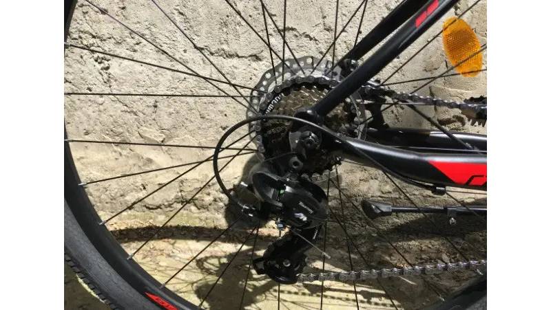 Велосипед Crosser Flow MT-036 HD 26" 2022, розмір М, чорно-червоний 2 Велосипед Crosser Flow MT-036 HD 26" 2022, розмір М, чорно-червоний 2