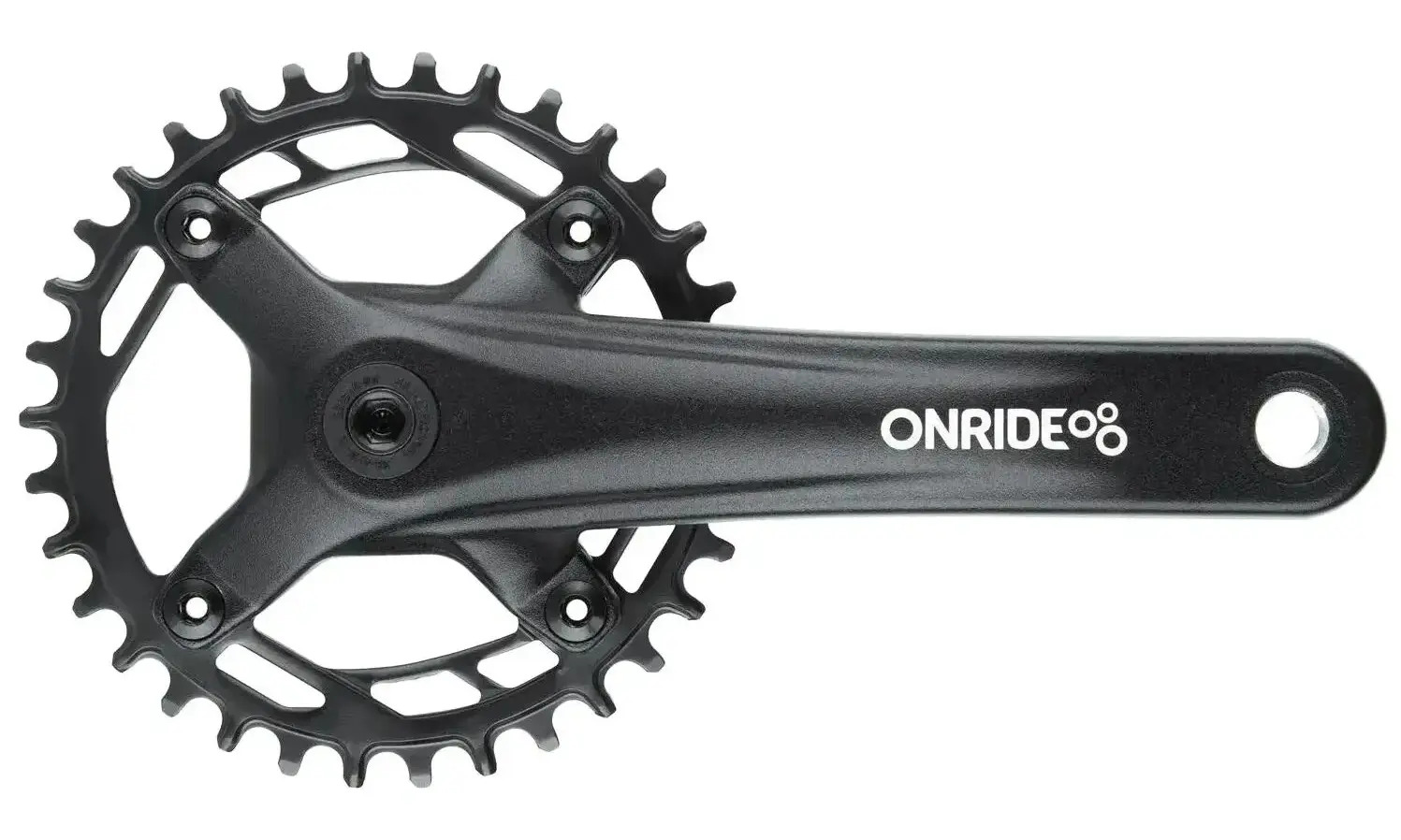 Комплект шатунів ONRIDE Solo 1110, під квадрат, 175 мм, 34Т, BCD 104 мм, на 11/10/9 шв., чорний Комплект шатунів ONRIDE Solo 1110, під квадрат, 175 мм, 34Т, BCD 104 мм, на 11/10/9 шв., чорний