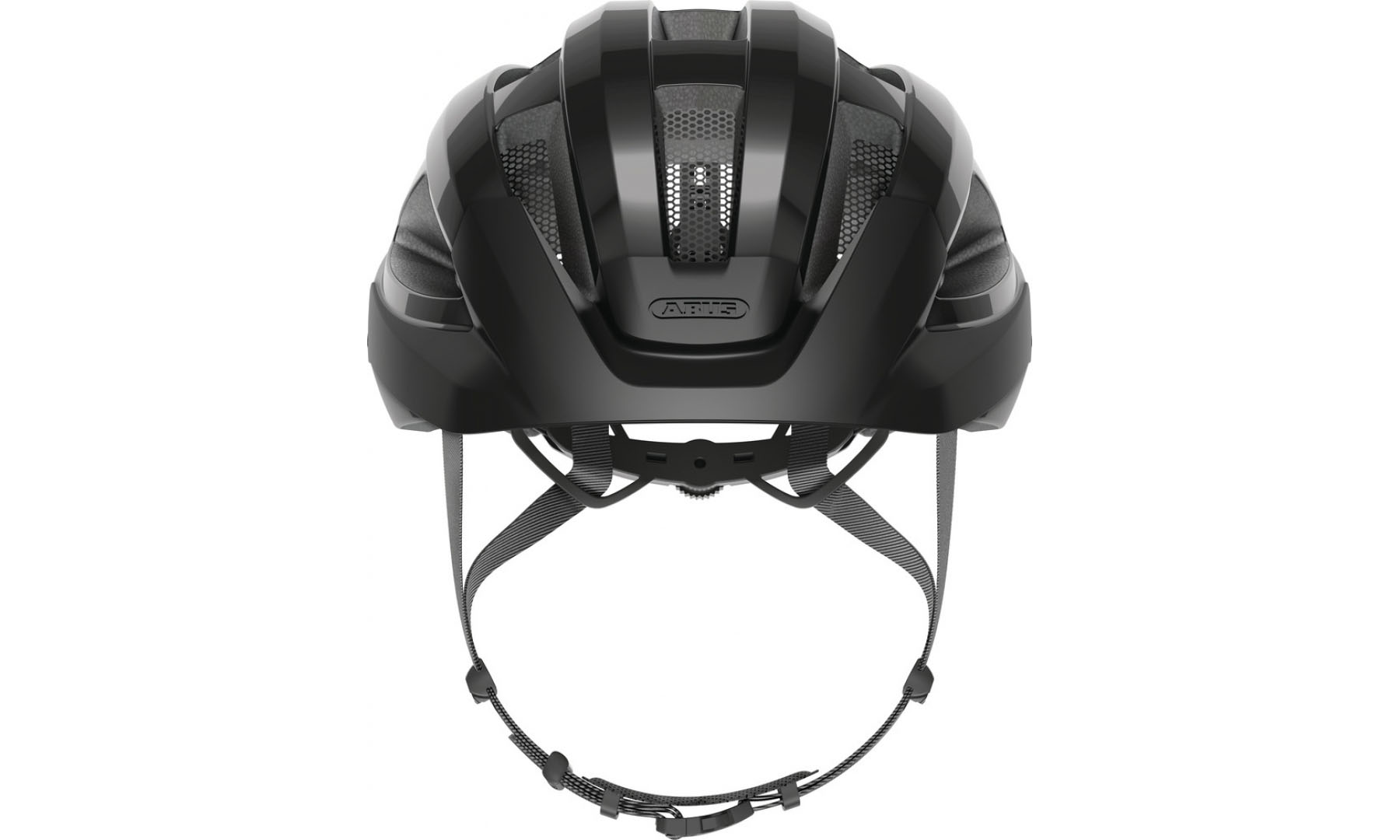 Велошлем спортивный ABUS MACATOR MIPS shiny black, размер L (58-62 см), глянцевый черный 4