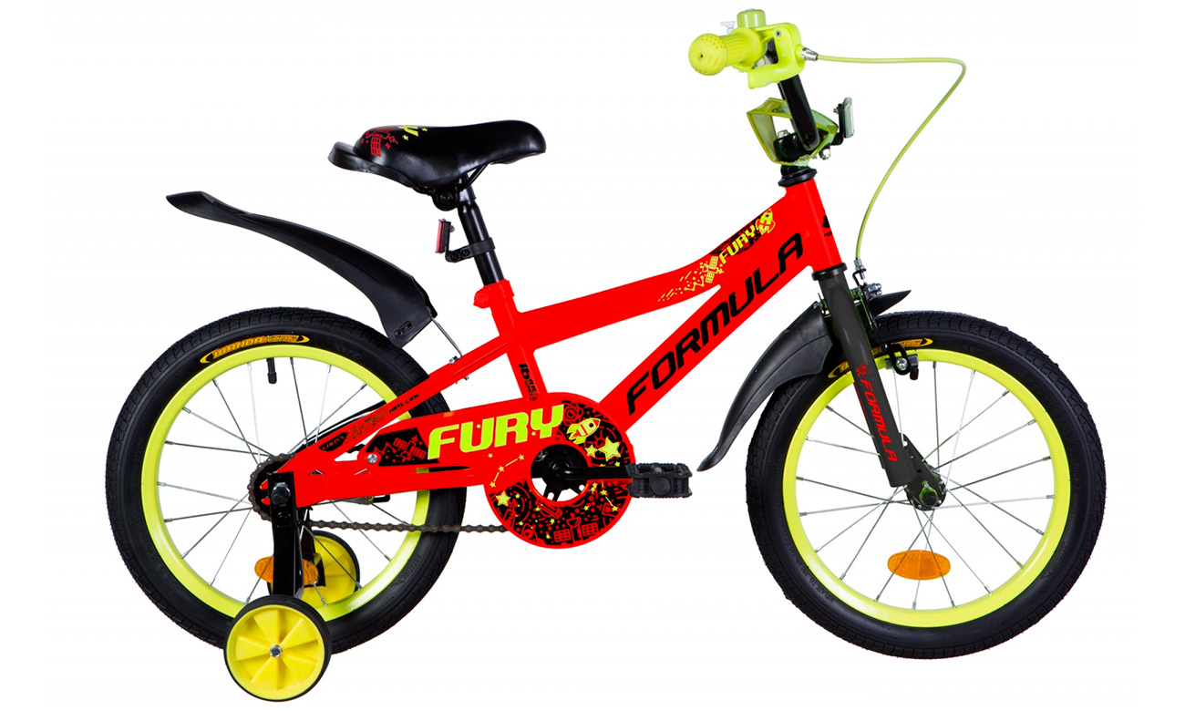 Фотографія Велосипед Formula FURY 16" (2020) 2020 Оранжево-чорний 