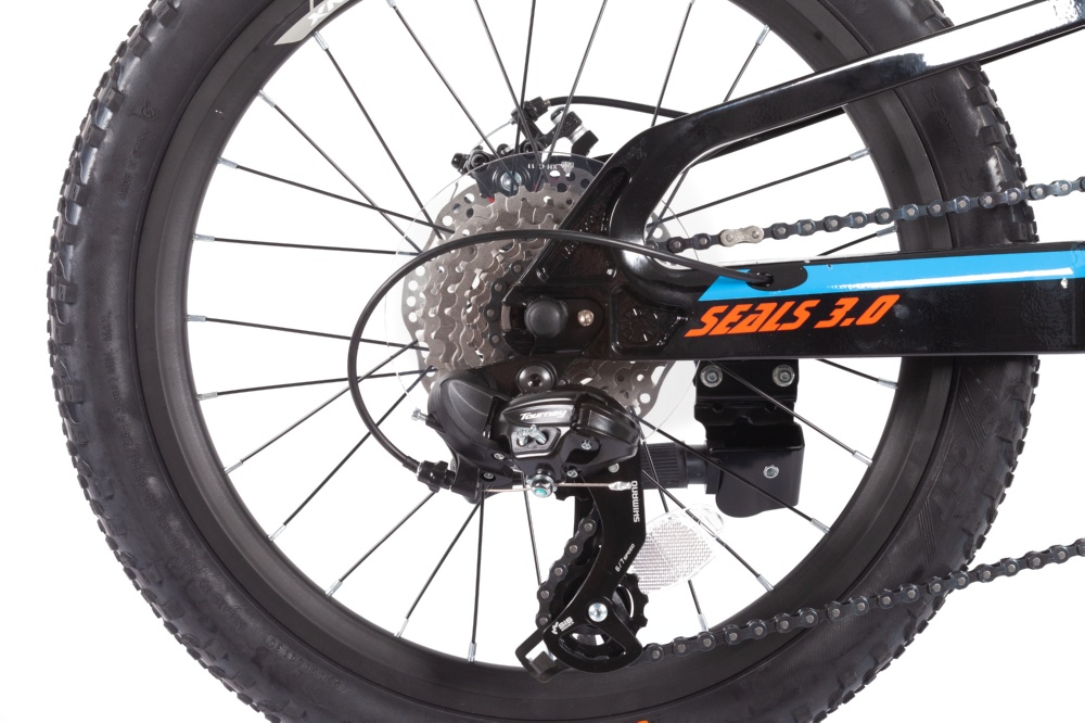 Велосипед Trinx SEALS 3.0 20" Black-Red-Blue 7