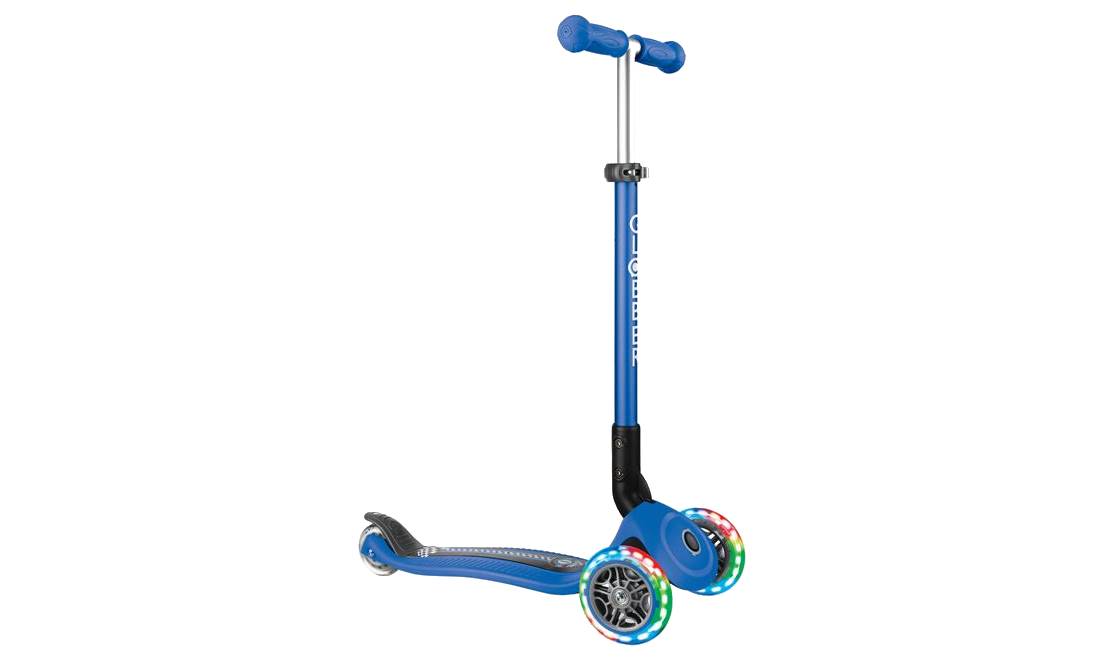 Самокат GLOBBER серии PRIMO FOLDABLE FANTASY LIGHTS, синий, 3+ 3