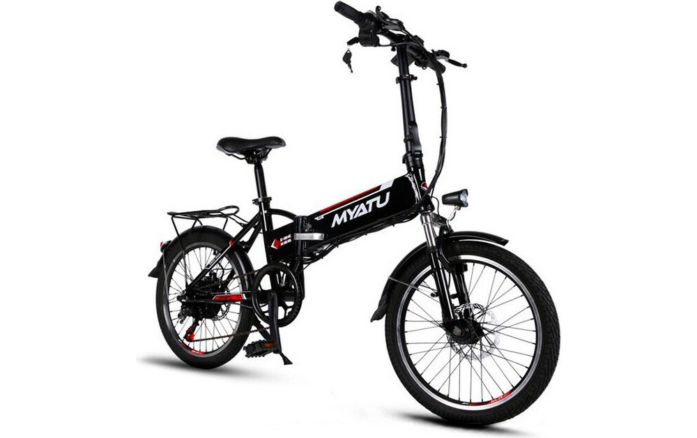 Електровелосипед MYATU A1 (250 Вт; 10 Ah 36 В) 20", чорний 3