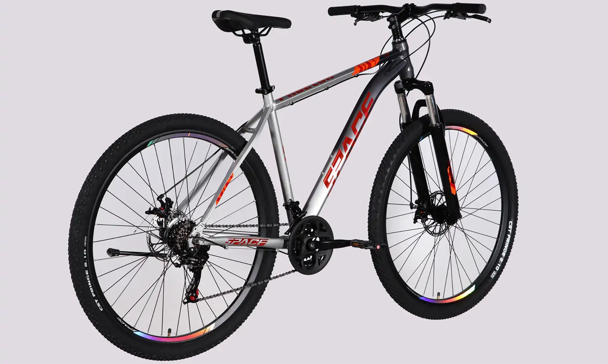 Велосипед SPACE PHAETON DD FR 29", размер M рама-18", год 2026, серо-серебристый 5 Велосипед SPACE PHAETON DD FR 29", размер M рама-18", год 2026, серо-серебристый 5