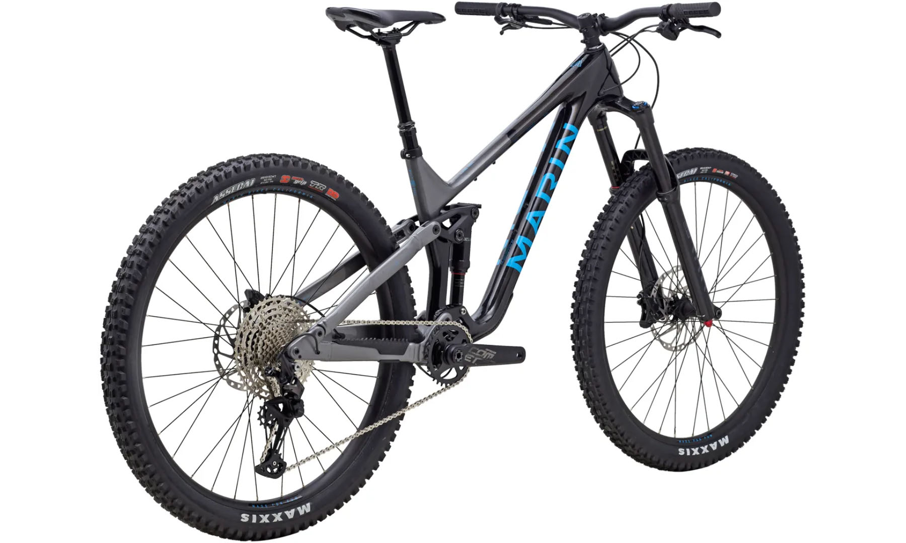 Фотография Велосипед 29" Marin Alpine Trail Carbon 1 размер рамы M 2024 Gloss Black/Blue 4