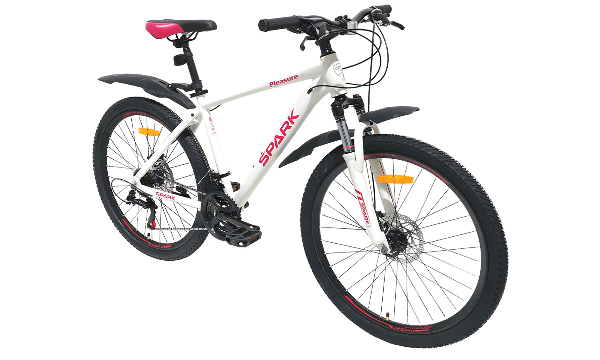 Велосипед SPARK PLEASURE 26", размер M, рама 17", 2025, белый 4