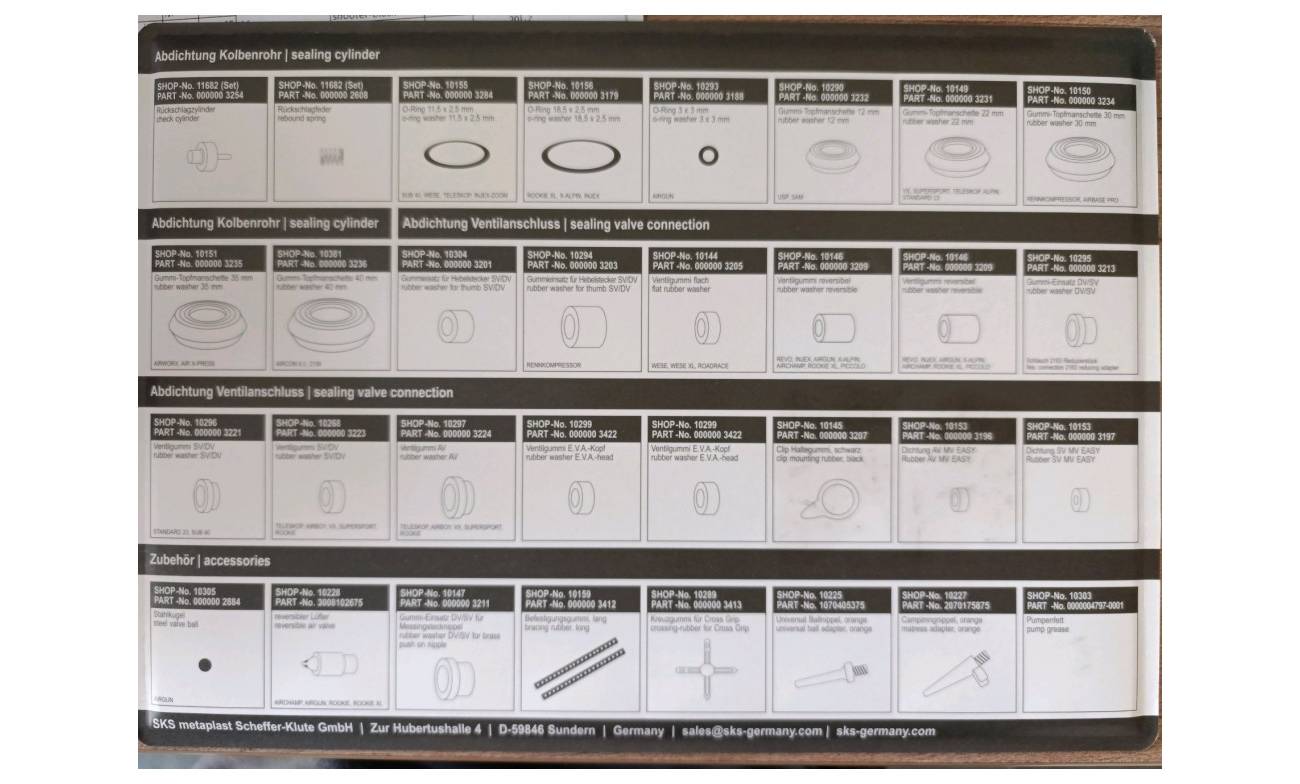 Ремонтная деталь насоса от SKS 1шт 2