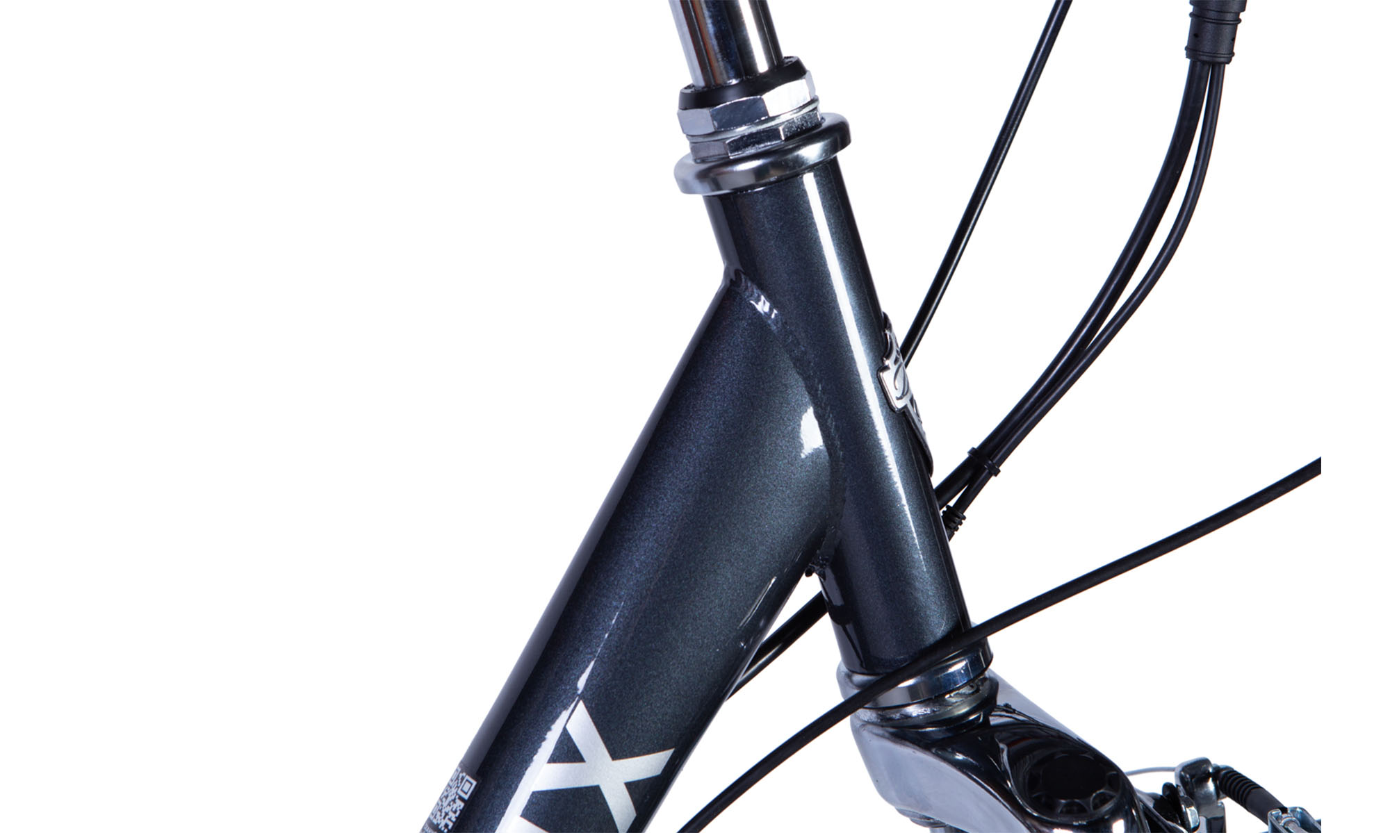 Велосипед с электроприводом Dorozhnik eLUX Vbr FR 26", размер L, рама-17", 36B, 12.5А*ч, 500Вт, год 2026, темно-серый 4