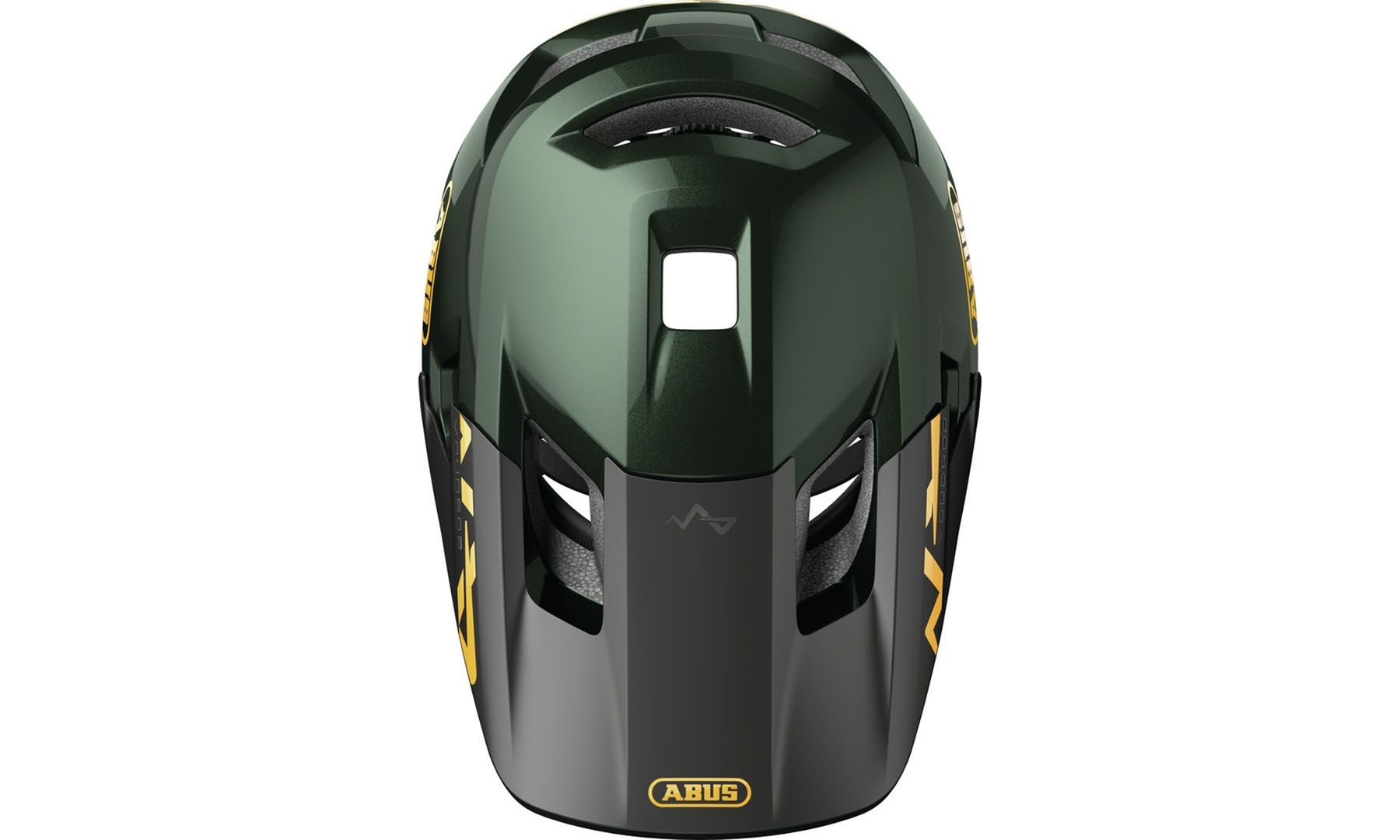 Велошолом дитячий ABUS YOUDROP moss green, розмір S (48-55 см), темно-зелений 2