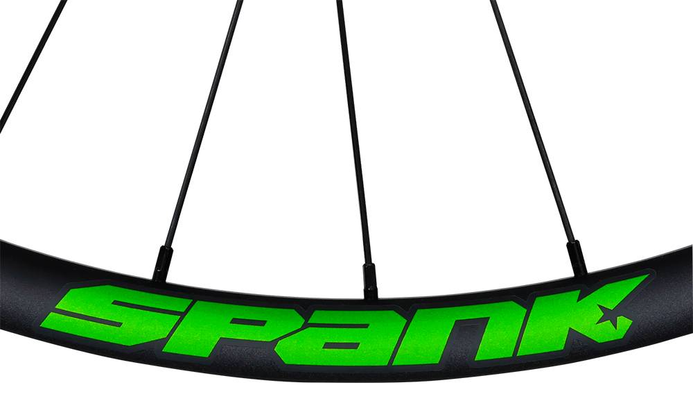 Набор наклеек на обода SPANK Decal kit, Green 2 Набор наклеек на обода SPANK Decal kit, Green 2