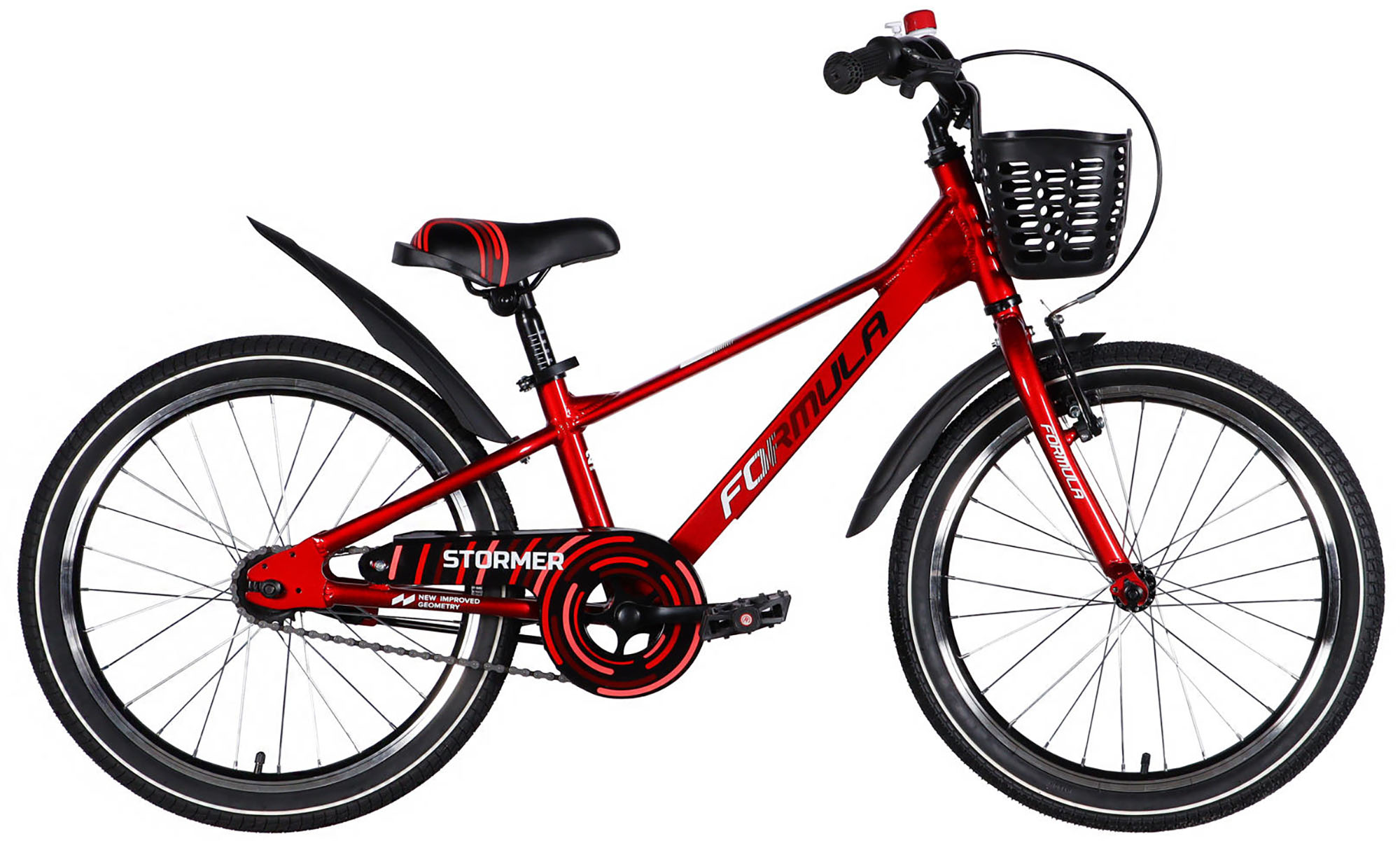 Велосипед Formula Kid STORMER BH 20", размер XXS, рама-10", год 2026, красный 