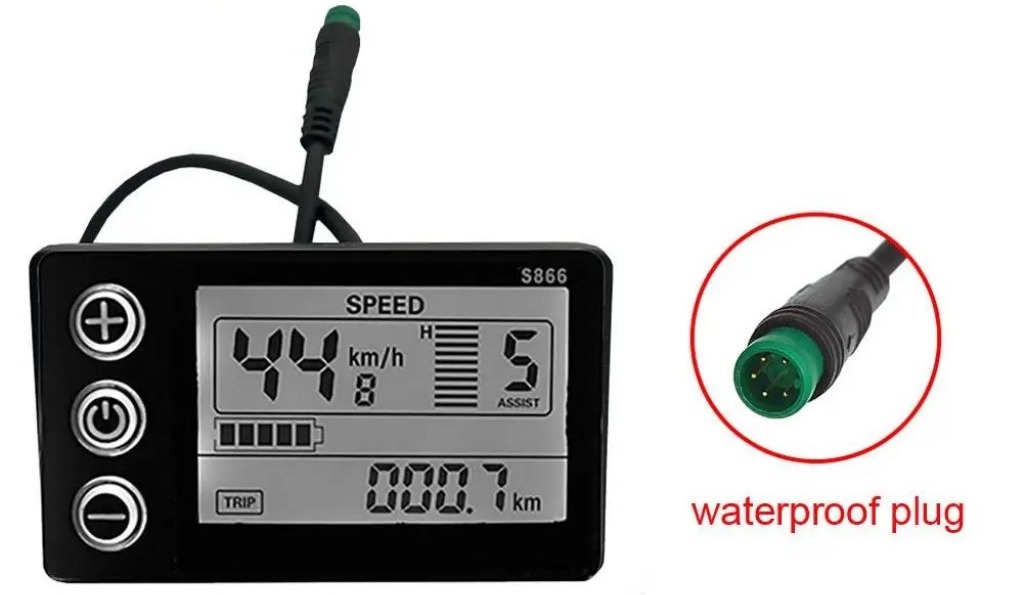 Дисплей S866 LCD5 24, 36, 48В 2