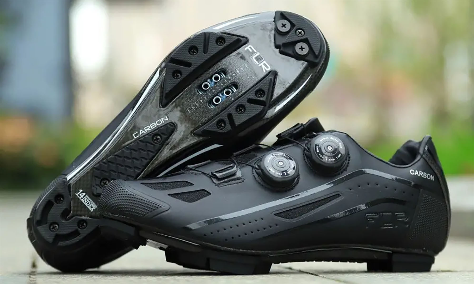 Велосипедные туфли МТБ FLR F-95X (с носками Elite) черные, размер 40 4