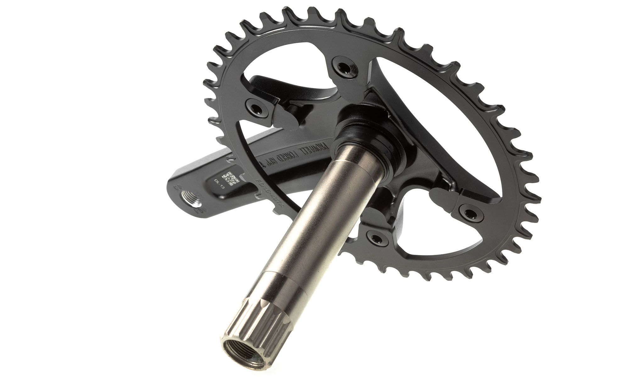 Шатуни ONRIDE Solo Pro 1130, Hollowtech, 170 мм, 40Т, BCD 110 мм, на 11/10/9 шв., з кареткою, чорний 2 Шатуни ONRIDE Solo Pro 1130, Hollowtech, 170 мм, 40Т, BCD 110 мм, на 11/10/9 шв., з кареткою, чорний 2