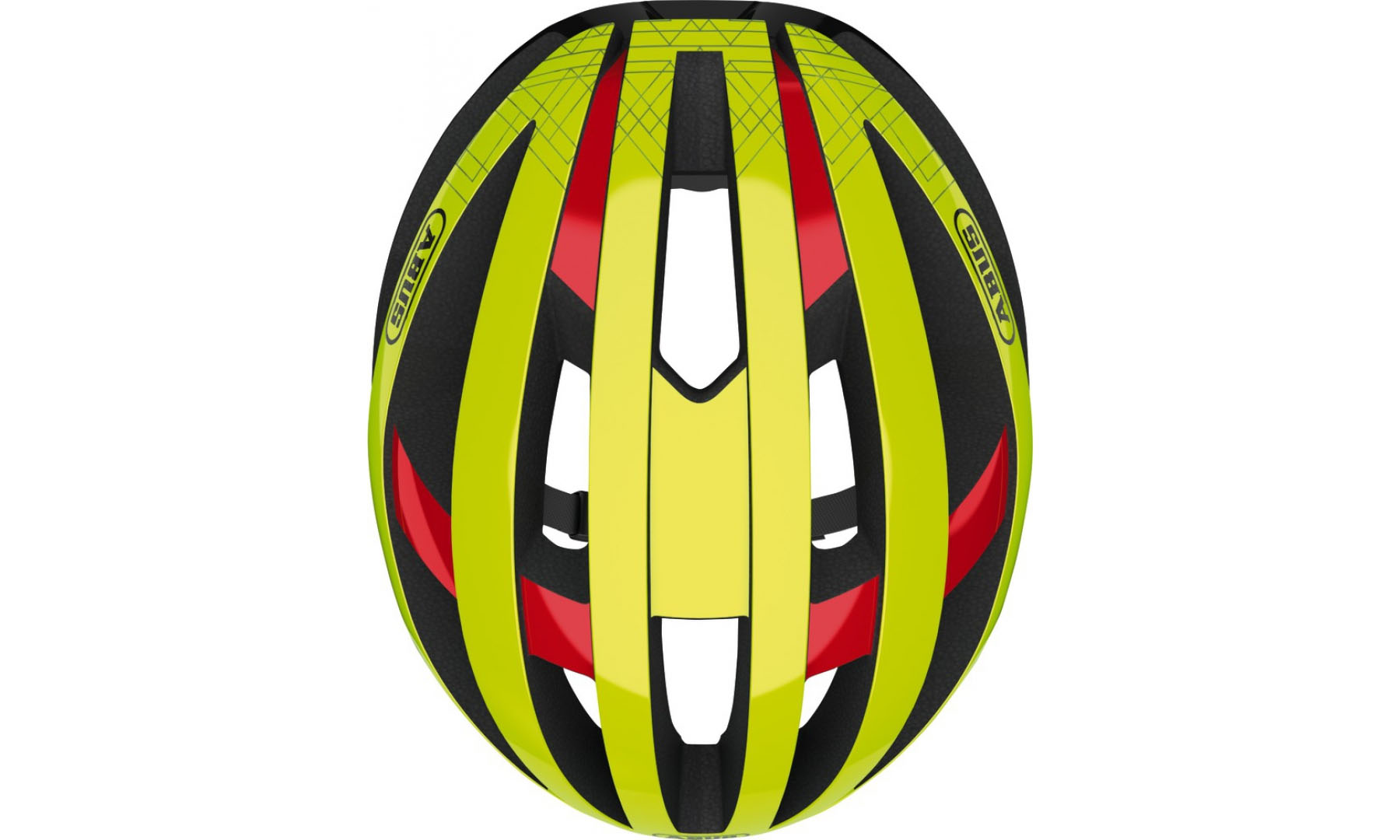 Велошолом спортивний ABUS VIANTOR Neon Yellow, розмір S (51-55 см), неоновий жовтий 2