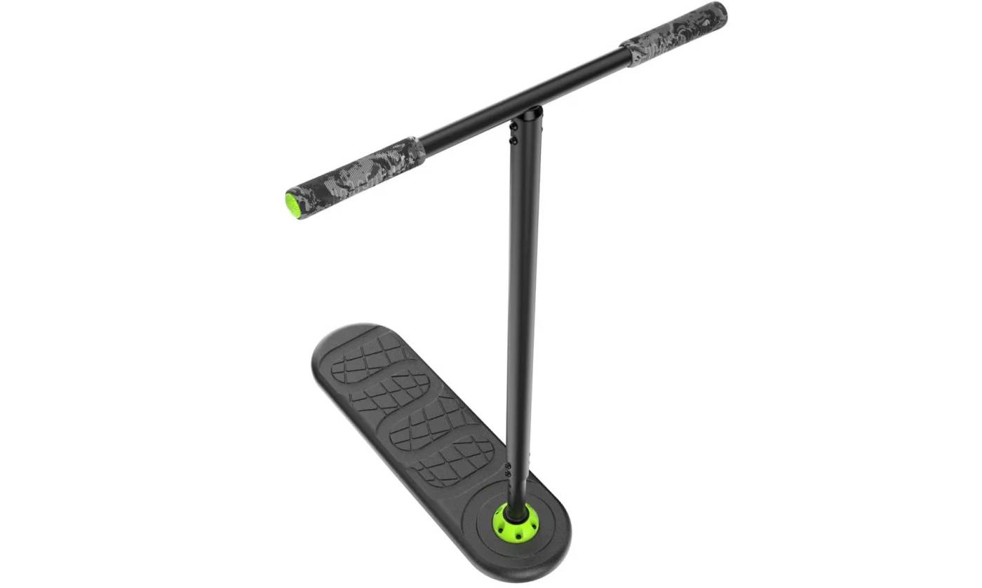 Трюковый самокат-тренажер Indo Fusion Trampoline Scooter - Classic черный 