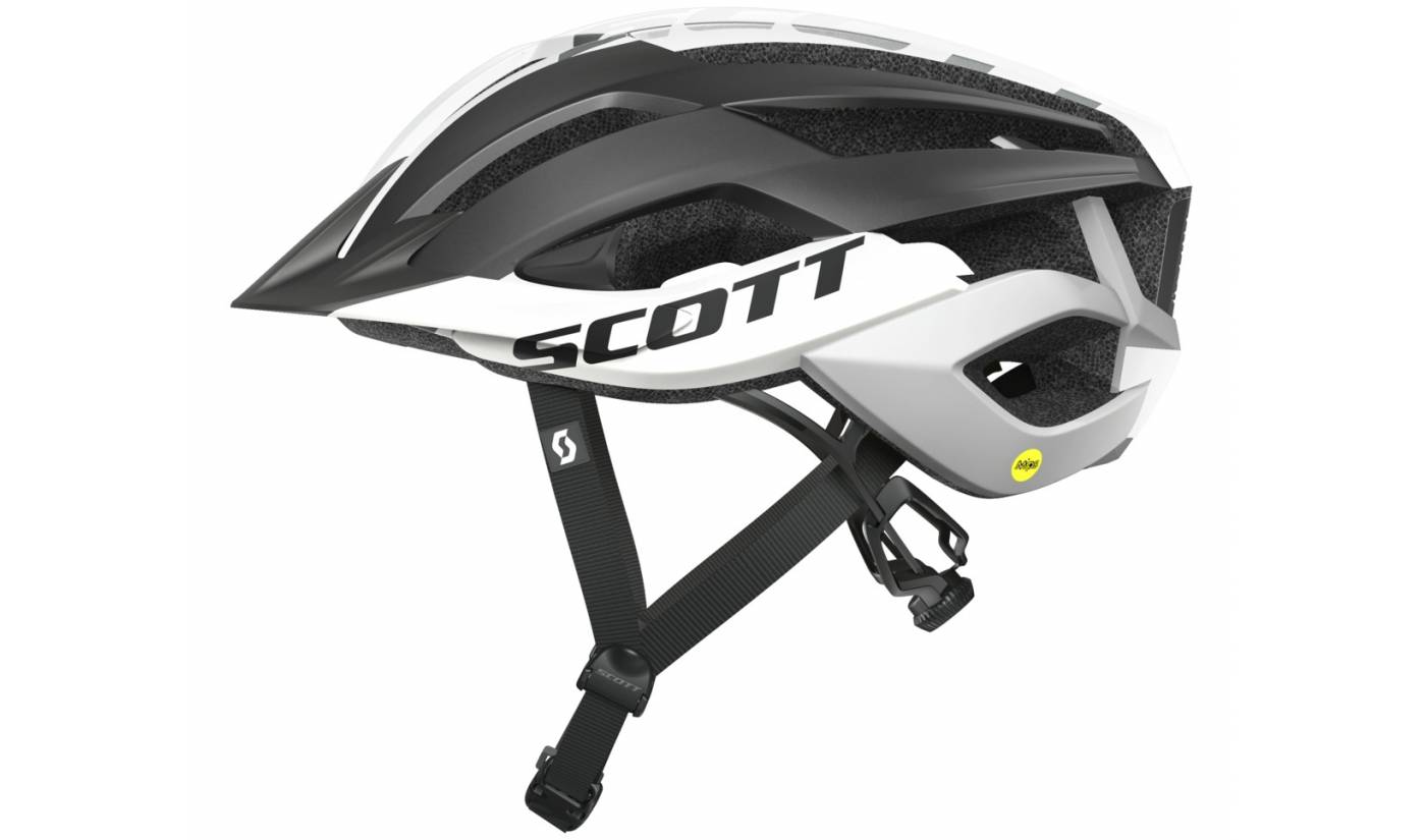 Шолом Scott Arx MTB Plus размер S (51-55 см) Чорний і білий 2
