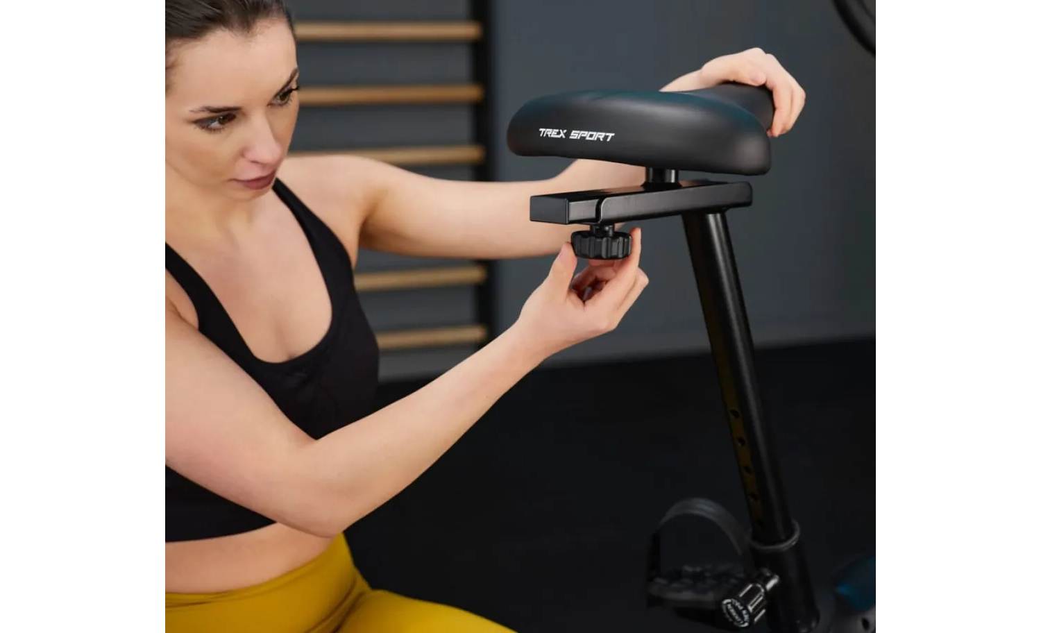 Велотренажер Trex Sport TX-400MB RECK магнітний чорно-білий 5