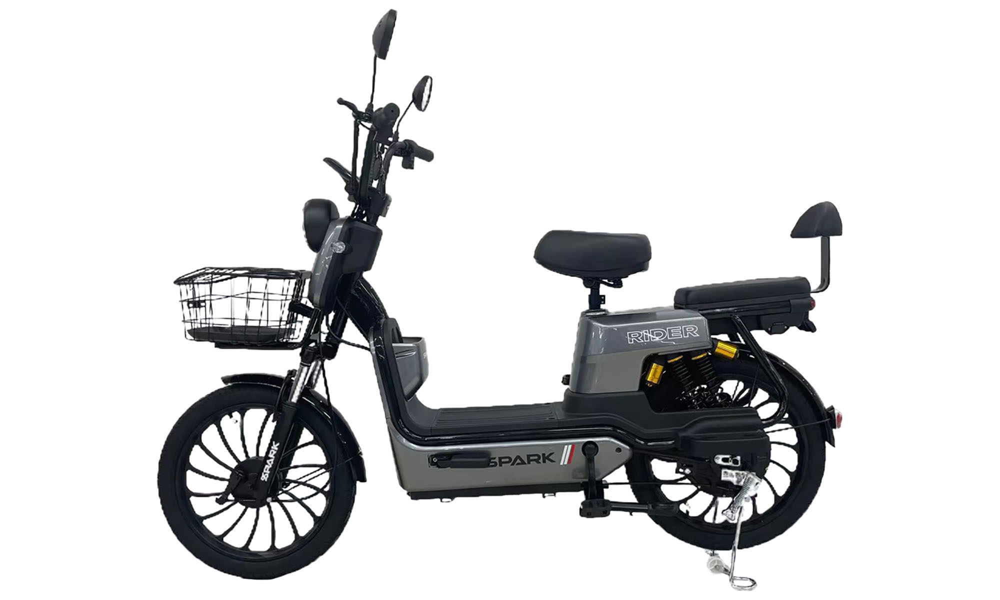 Электровелосипед SPARK RIDER 14" 48V/500W/20Ah, Серый 4 Электровелосипед SPARK RIDER 14" 48V/500W/20Ah, Серый 4