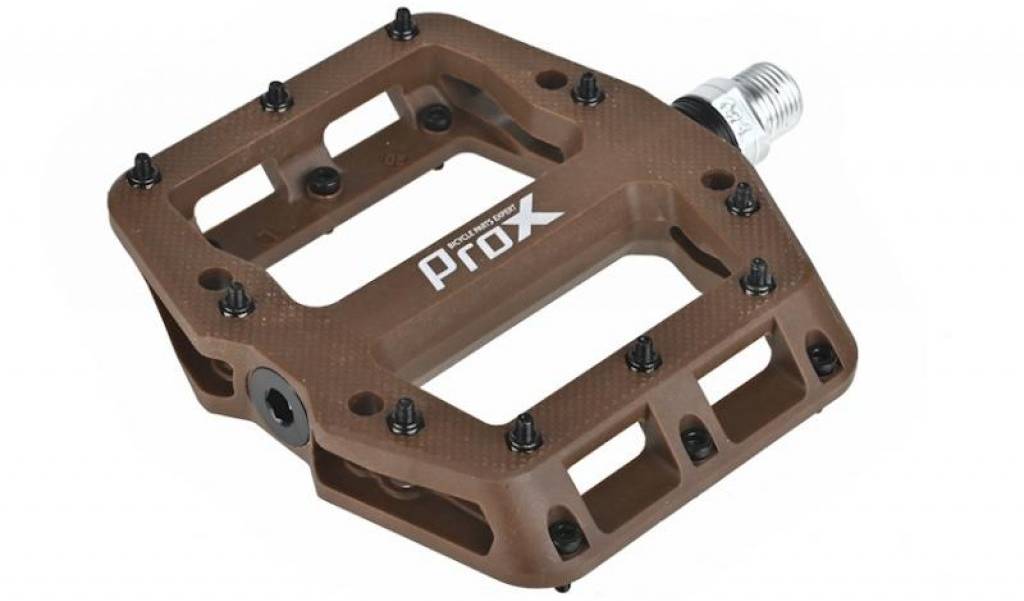 Педали ProX PRO 26 нейлон, пара, коричневый 2