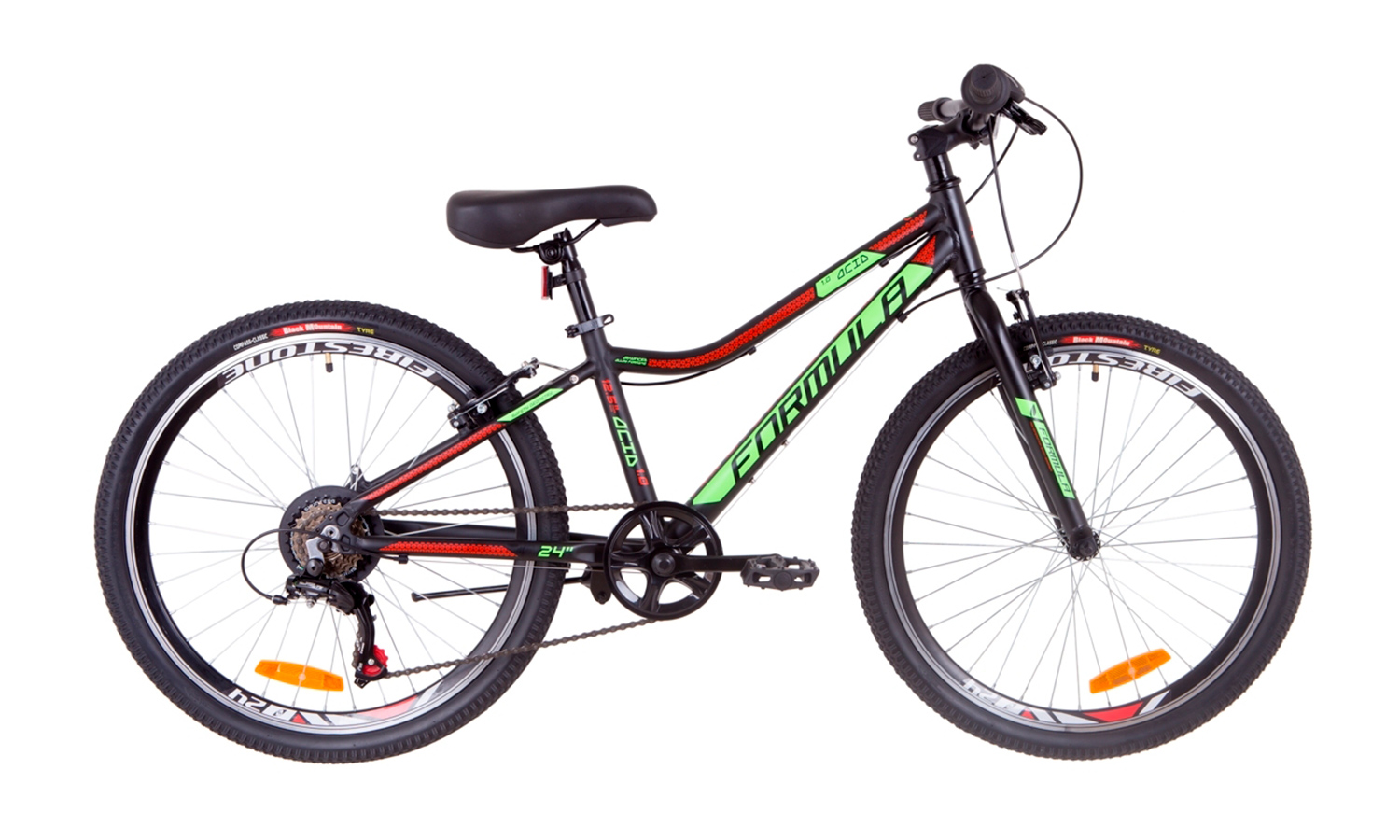 Велосипед 24" Formula ACID 1.0  Vbr (2019) 2019 Черно-зеленый