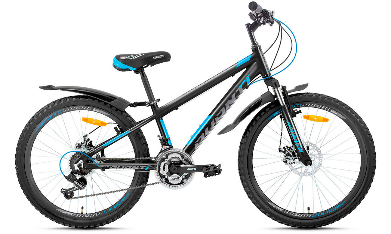 Фотография Велосипед Avanti RIDER DISK 24" (2020) 2020 Черно-синий 